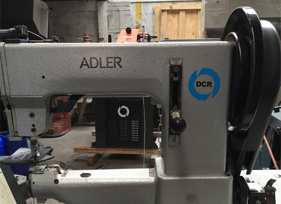 Photo of an Adler 205R heavy duty cylinder arm industrial sewing machine  Industrial Sewing Machines