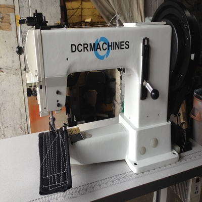 Photo of an DCR 205-370R heavy duty tirple feed cylinder arm industrial sewing machine Industrial Sewing Machines
