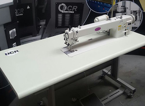 Photo of an DCR HFDD1- Single Needle Lockstitch Heavy Duty Long Arm Industrial Sewing Machines
