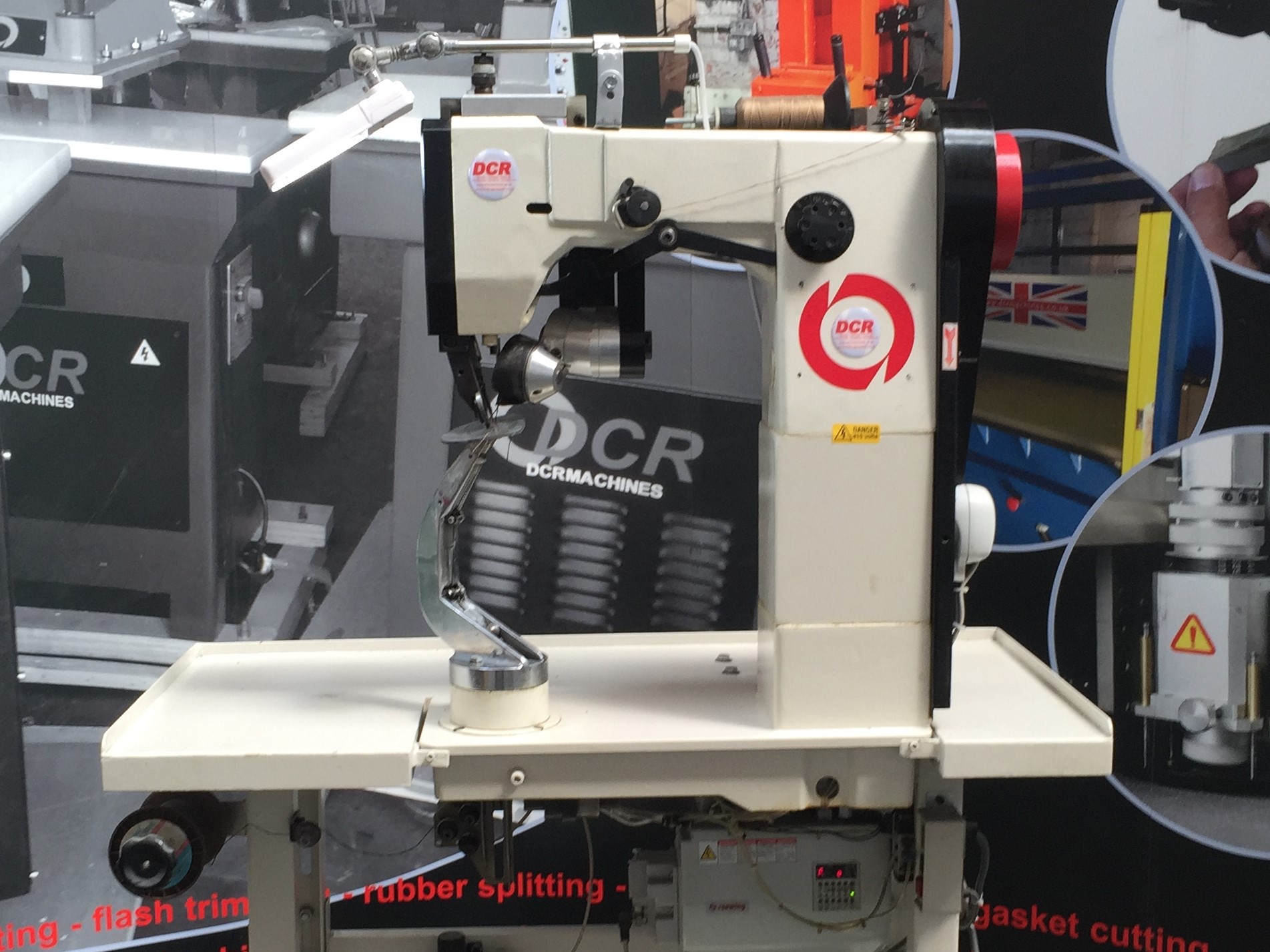 Photo of an DCR SS1 sole stitching machine Industrial Sewing Machines