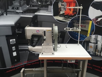 Photo of an DCR 205-SCA- Short Cylinder Arm industrial sewing machine Industrial Sewing Machines