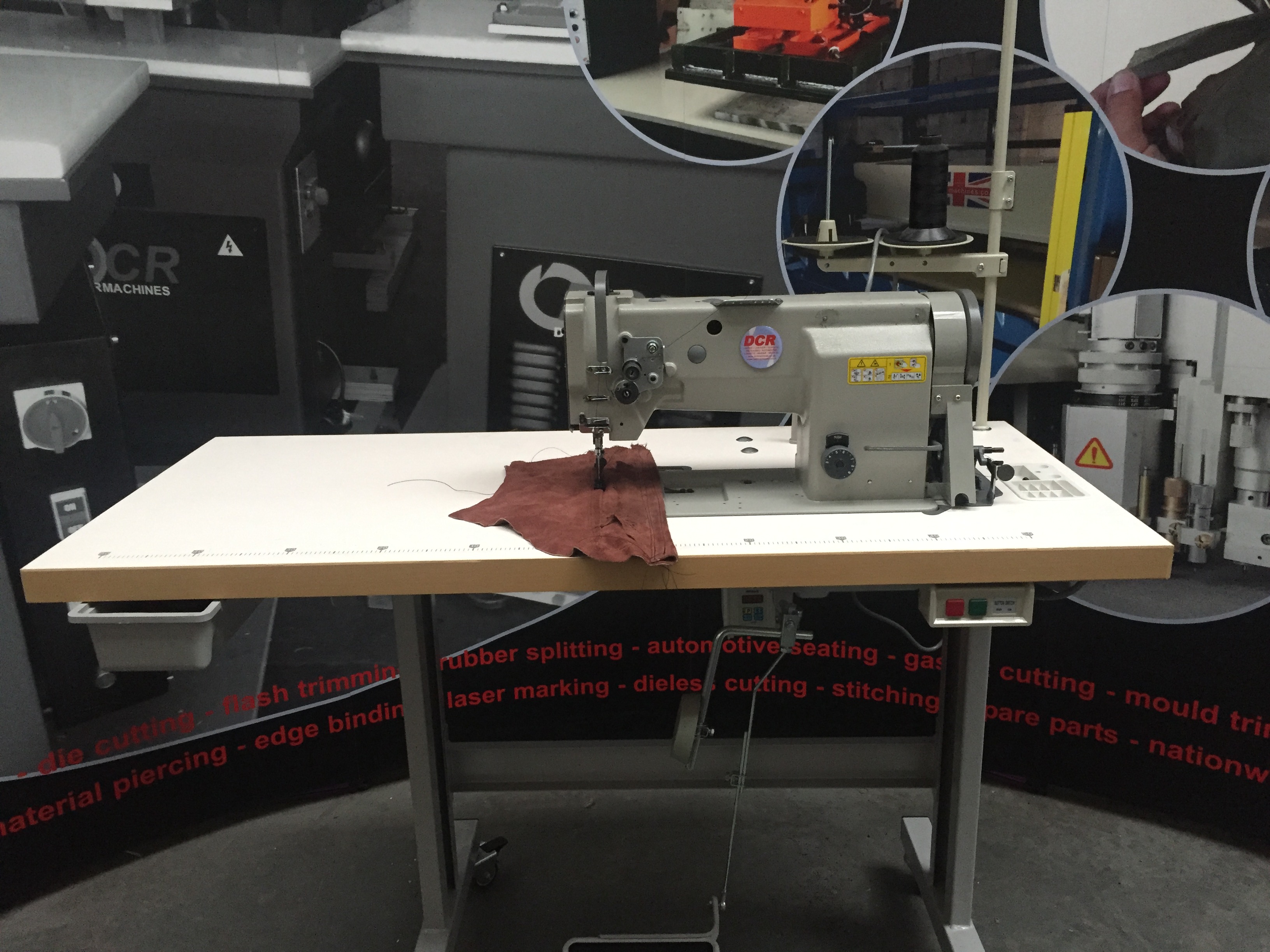 Photo of an DCR SNHD- Single Needle Heavy Duty Industrial Sewing Machines
