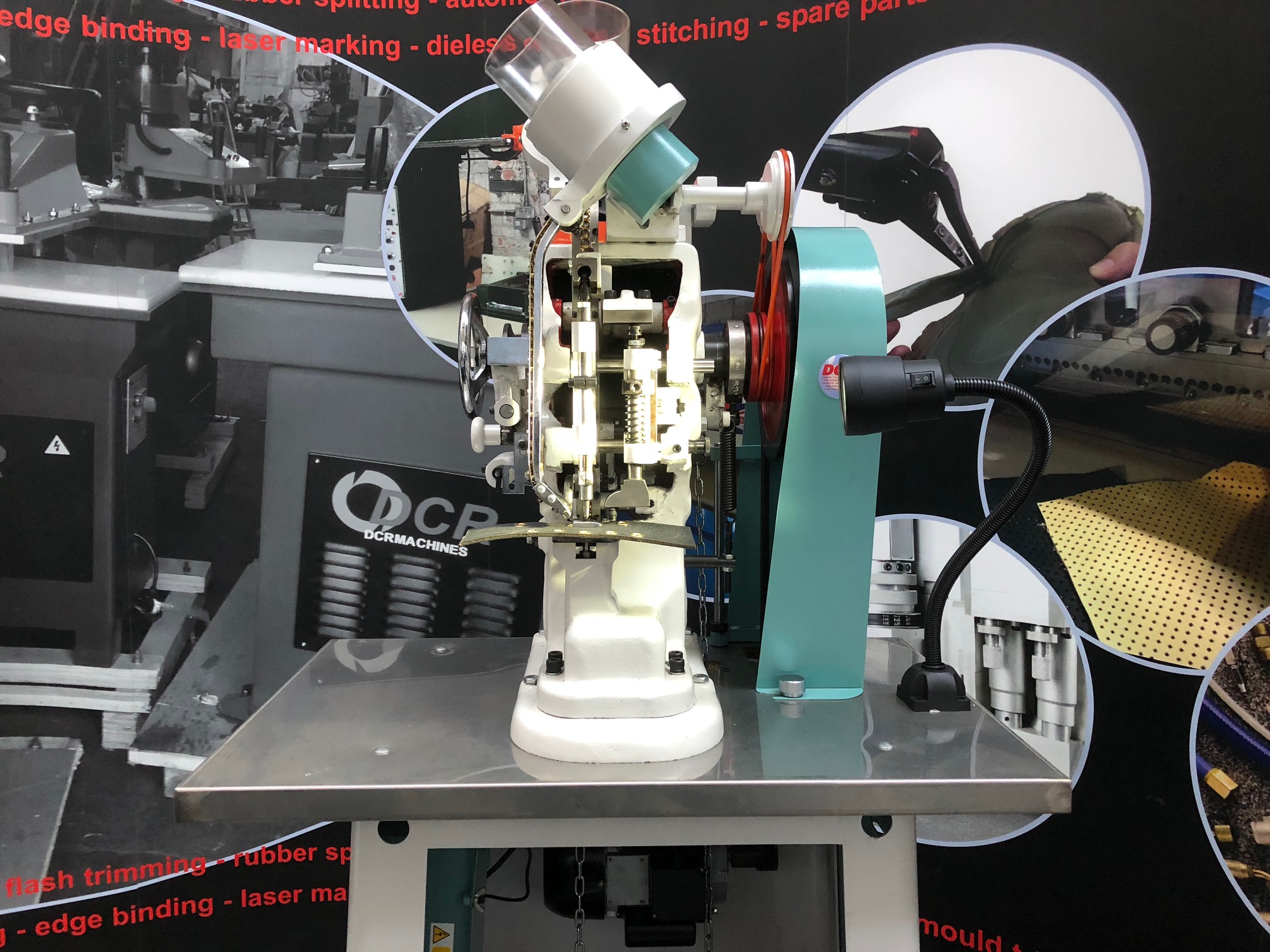 Photo of an DCR SEM - STANDARD EYELET MACHINE Industrial Sewing Machines
