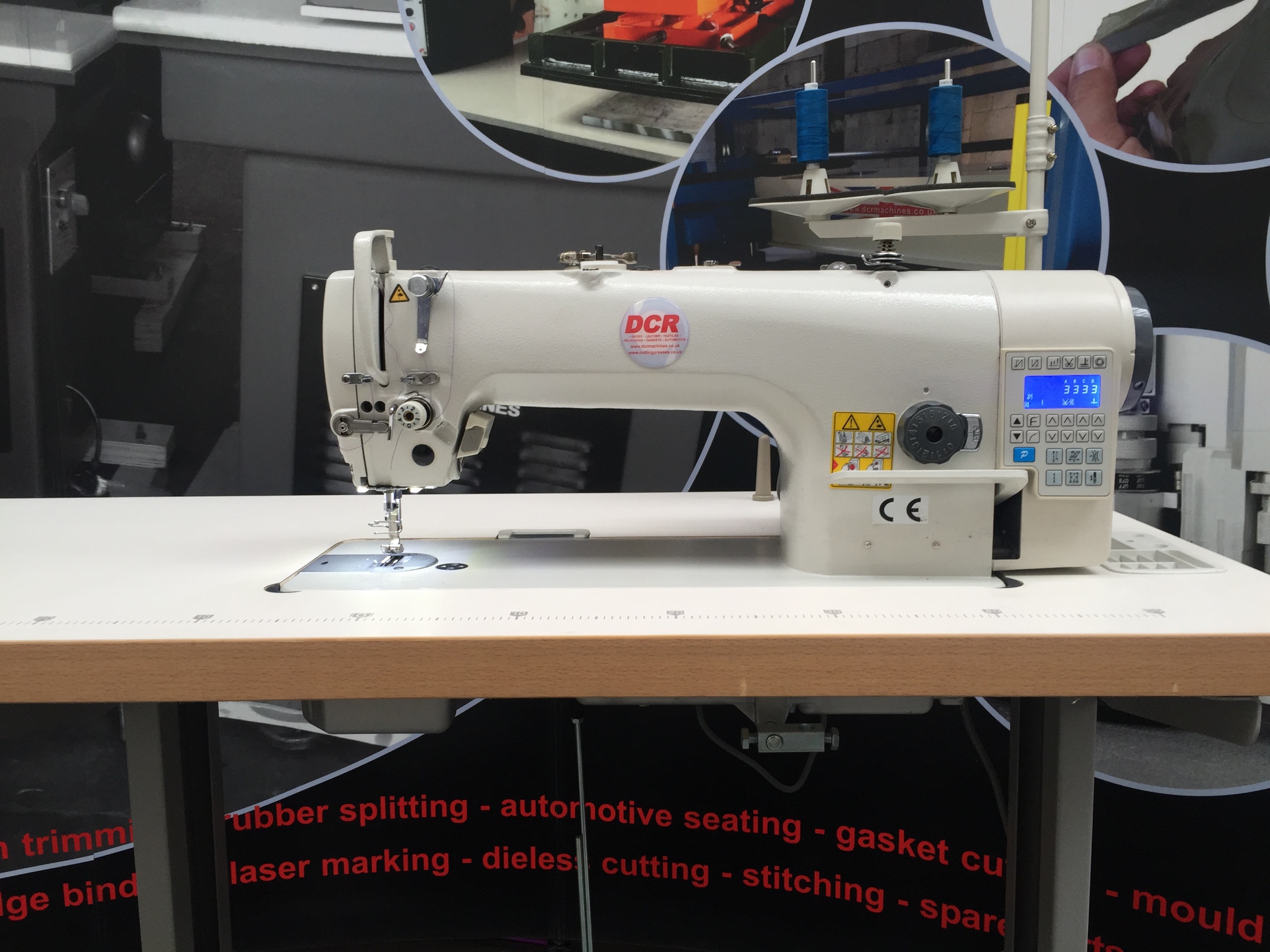 Photo of an DCR FBDD1- Single Needle Lockstitch Direct Drive PPE Industrial Sewing Machines